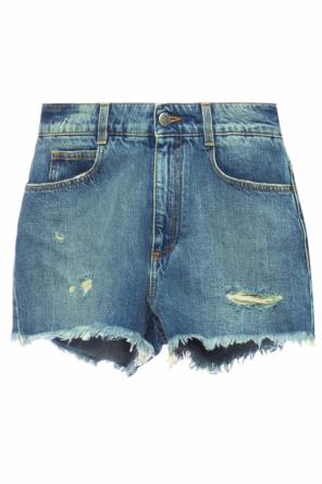 Denim shorts with holes, zdjęcie 1 Denim shorts with holes od Stella McCartney